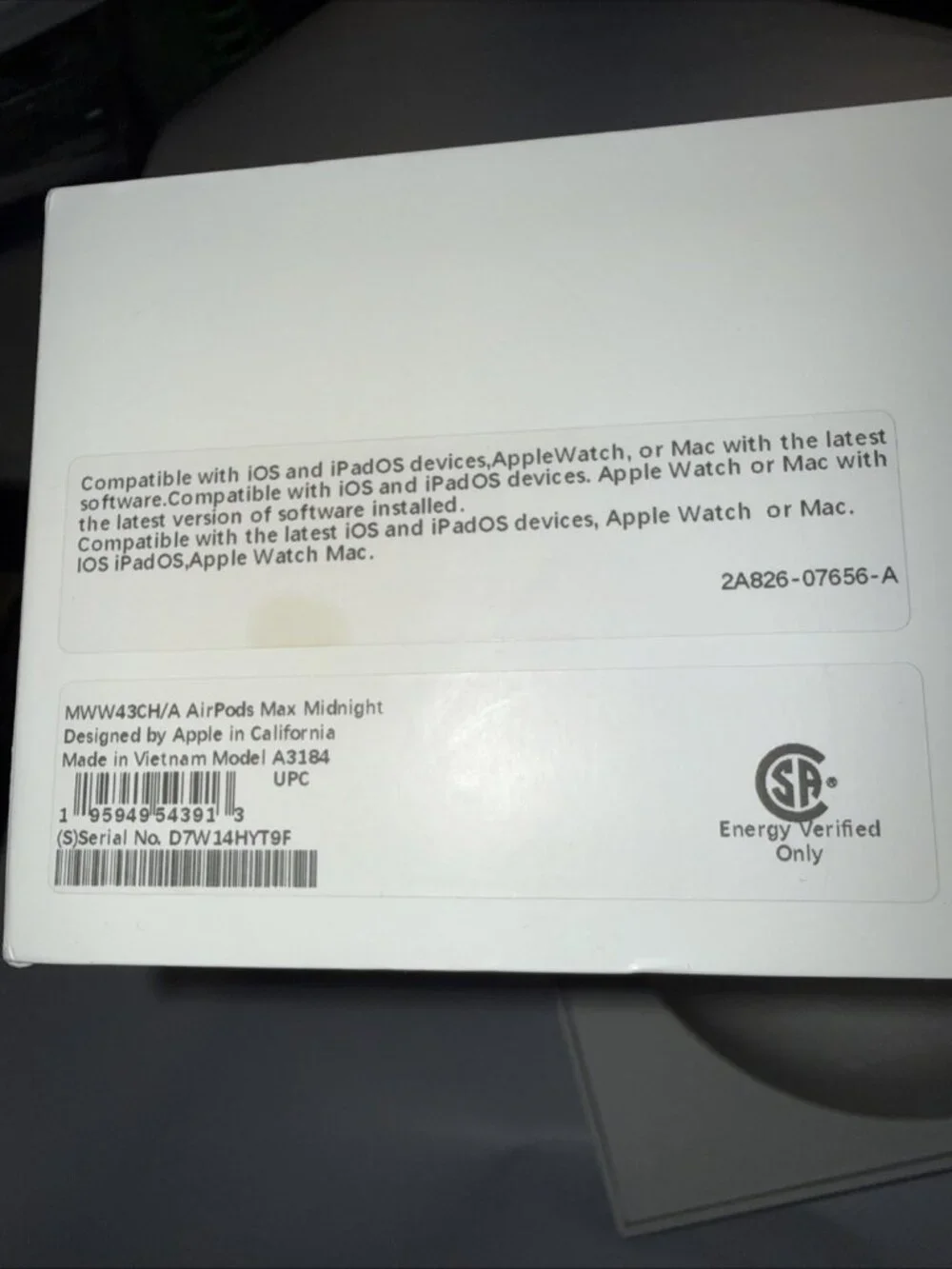 Apple AirPods Max EMPTY BOX w/ Smart Case Packaging USB-C Original